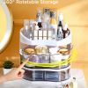 Joybos® Makeup Organizer with 360 Degree Rotating Drawers White