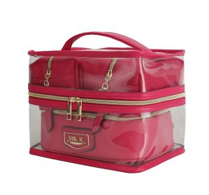 MKF Collection Emma Cosmetic 4 Pc Set by Mia K (Color: Fuschia)